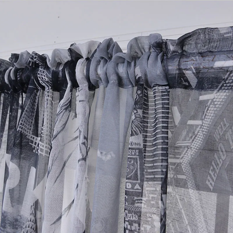 Американский Нью-Йорк Бесплатная богиня занавеска с принтом марля из конопли для