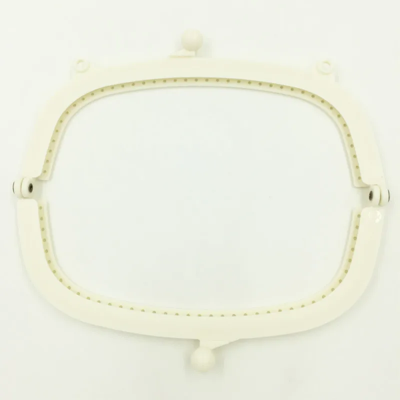 10 шт./партия бежевый пластиковый кошелек для монет дуговая рамка каркасный