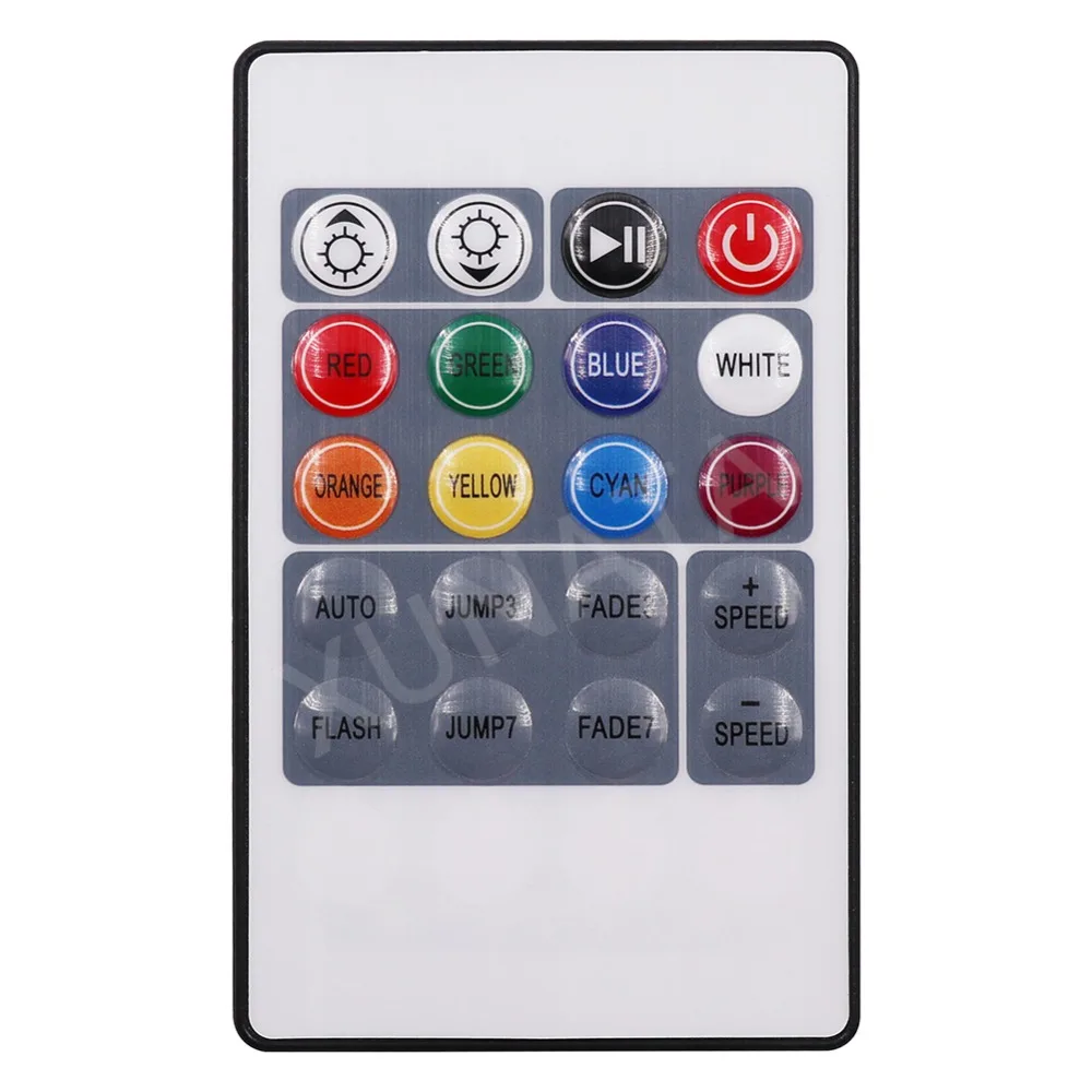 

20key IR Remote RGB Controller AC110V 220V 1000W Led Controllers With US/EU/AU/UK Plug For 8mm 10mm PCB Led Strip Light
