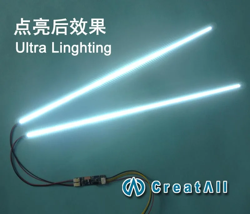 Free shipping 20pcs 20.1'' W 455mm Adjustable brightness led backlight strip kit Update 20.1inch wide LCD CCFL to LED |