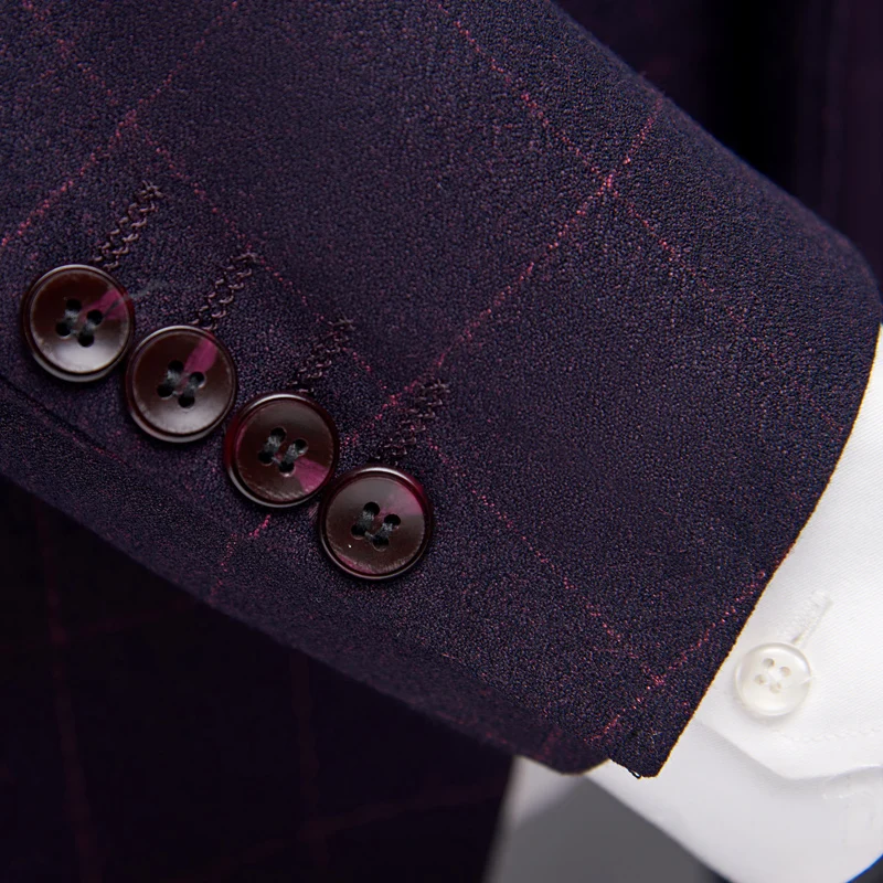 (Куртка + жилет брюки) 2018 новый стиль высокое качество мужские классические