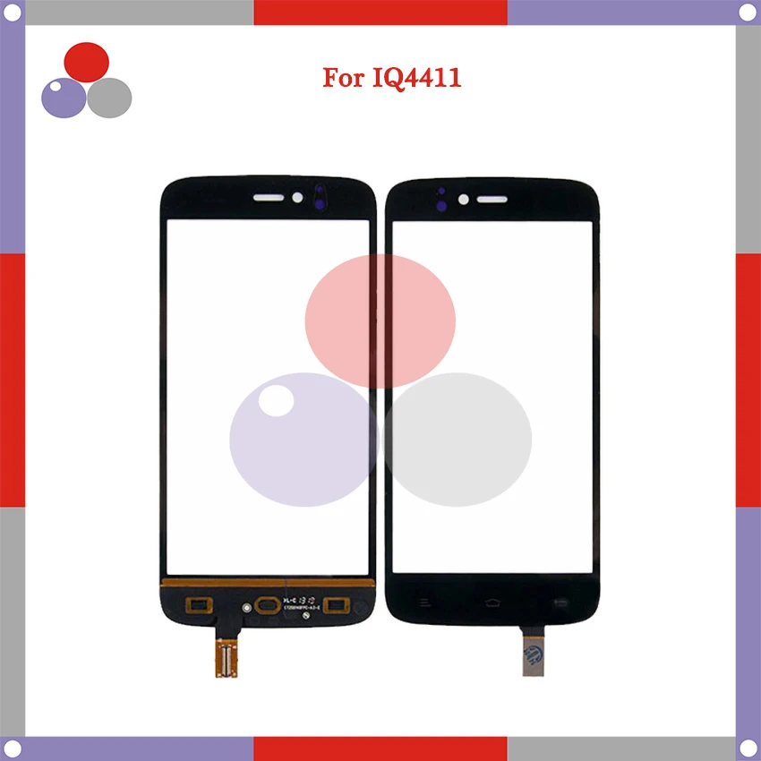 10 шт./лот 4 5 ''для Fly IQ4411 IQ 4411 сенсорная панель сенсорного экрана дигитайзер