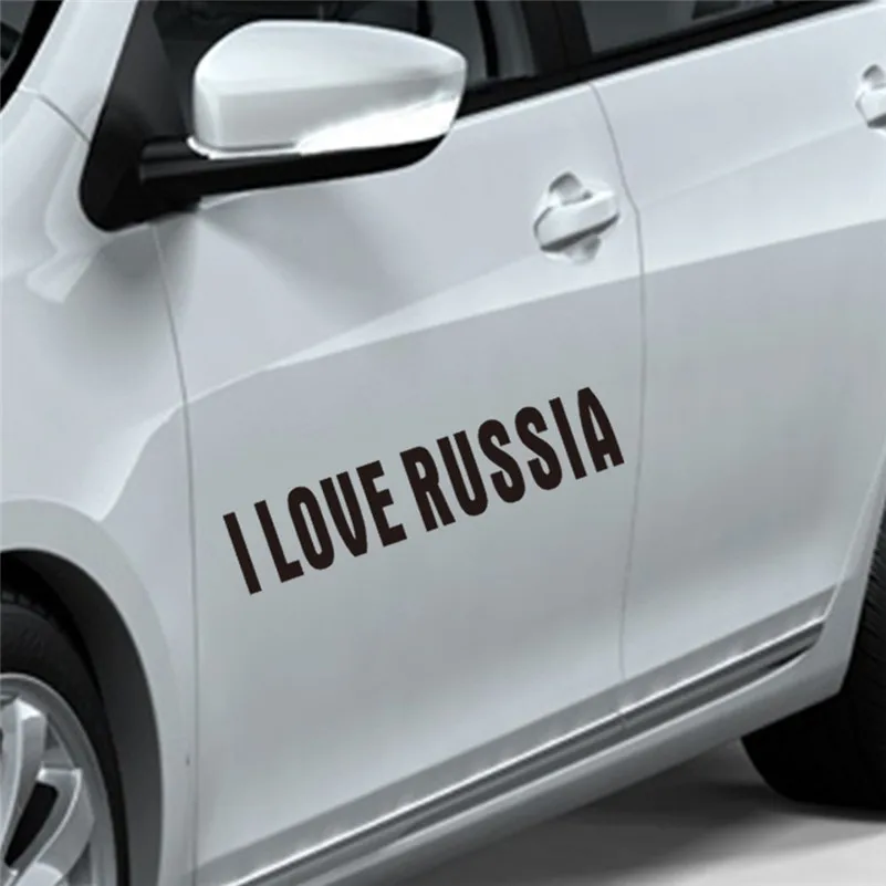 Виниловая наклейка JDM I Love Russia на окна автомобиля грузовика забавная # F |