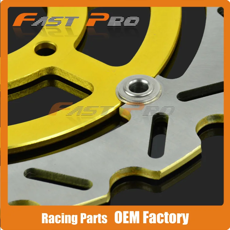 1 пара ротор дисковых передних тормозов для Kawasaki Ninja ZX6R ZX636 Z800 ZX10R ZZR1400 ZX14R GTR1400 ZG1400 Concours из АБС-пластика