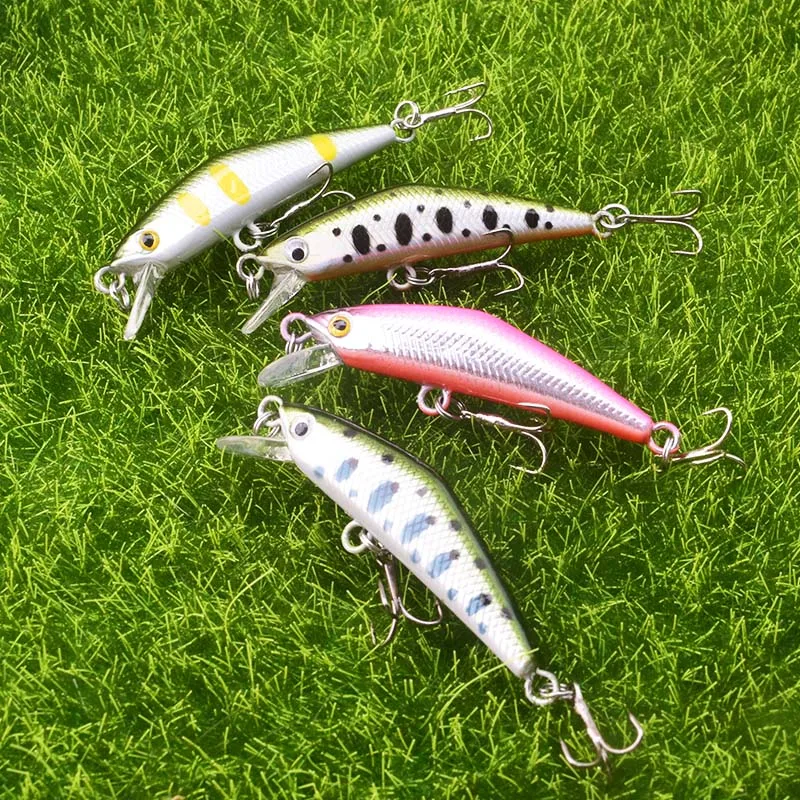 1 шт. 4 5 см 3g тонущие рыболовные наживки Minnow приманка Pesca снасть искусственные