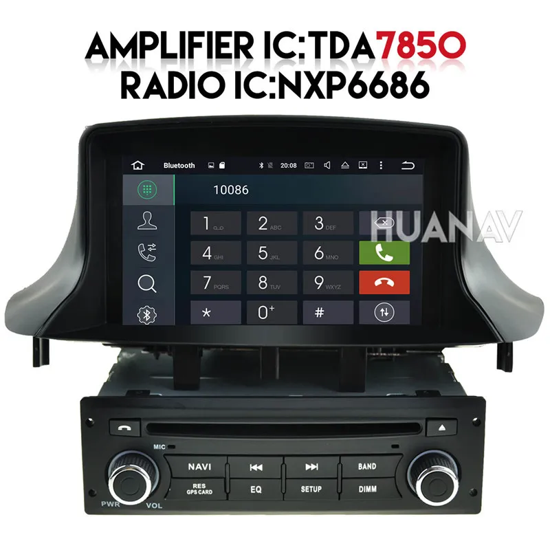 Автомагнитола 2 din DVD плеер gps навигация Мультимедиа для Renault Megane 3 Fluence gps Android 8,0 8 ядерный автостерео