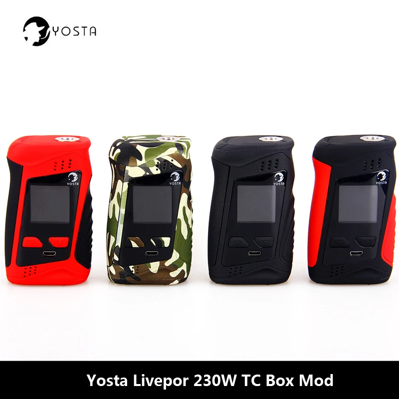 Оригинальный Yosta Livepor 230 бокс мод 510 поток TC TCR режимы вейпа 18650 батарея электронная