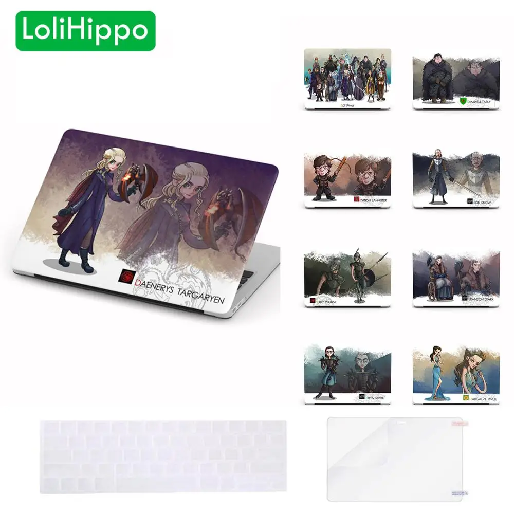 LoliHippo Игра престолов серии защитный футляр для ноутбука Macbook Новый Air Pro 11 12 13 15