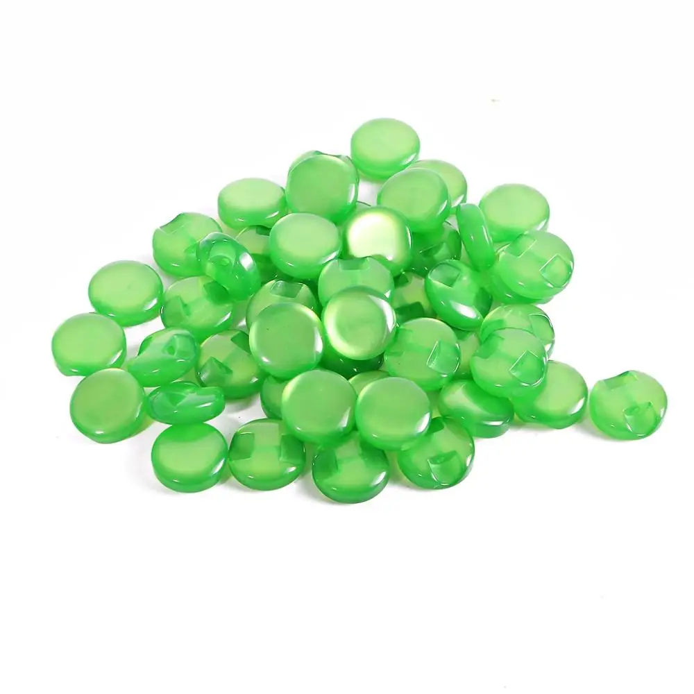 Dark Green 50 шт 12 мм кошачий глаз кнопки пластиковые кнопки DIY Швейные Детские аксессуары для рубашек, одежды - Color: Dark Green