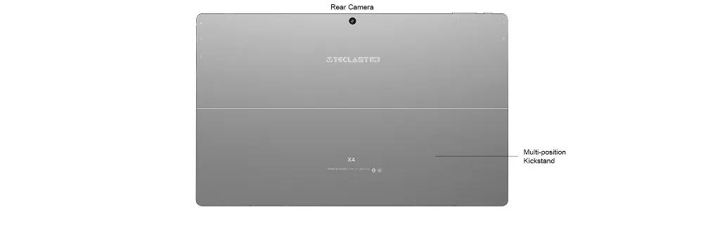 Teclast X4 2 в 1 планшетный ПК Intel Gemini Lake N4100 четырехъядерный 2,4 ГГц 8 Гб ram 128 Гб SSD 11,6 дюймов Windows 10