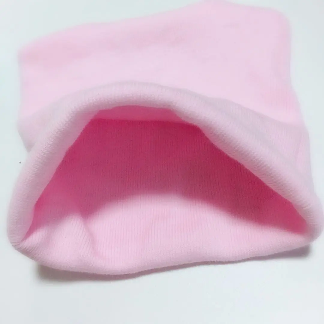 Детская трикотажная шапка-бини с помпоном из искусственного меха | одежда и обувь