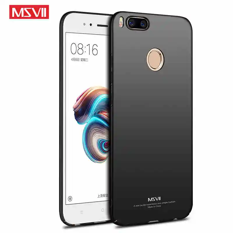 MSVII Cover For Xiaomi Mi 5X Case Finger Ring Slim Skin Cases A1 Xiomi Metal Car Holder Mi5X Mia1 |