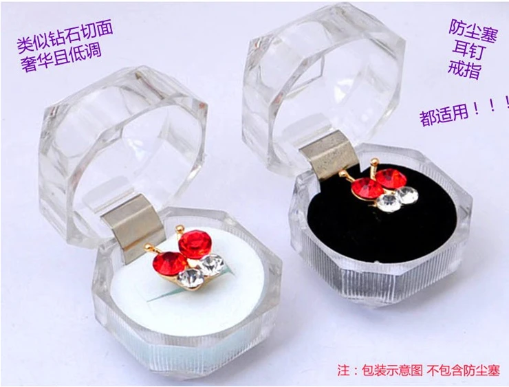 60 шт. коробка для колец|jewelry packaging|jewelry packingring box |