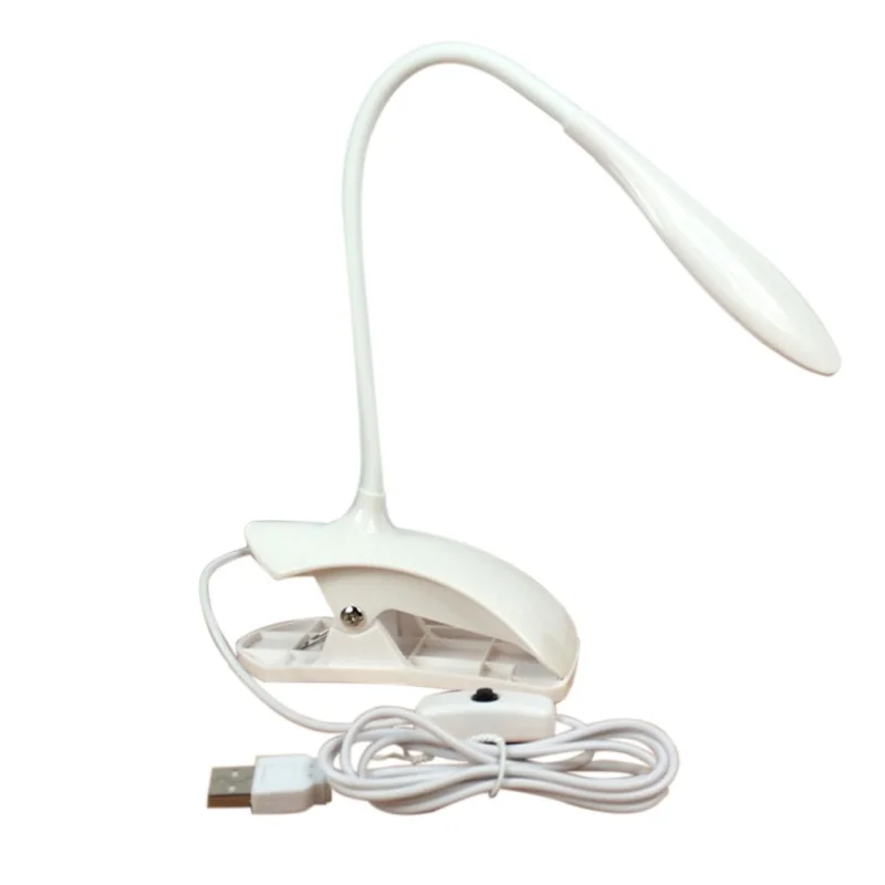 USB Led Desk Lamp Ultra Bright Table LED Reading with Clip Bed Book Light Touch lamps | Освещение