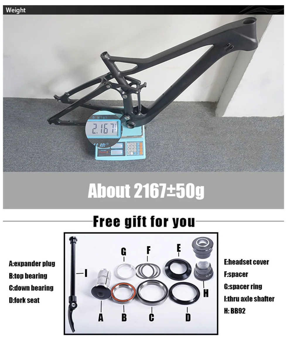 Tideace twinloc амортизирующая рама для горного велосипеда 29er plus 142/148 мм mtb карбоновая рама 27,5 er усиленная подвесная рама