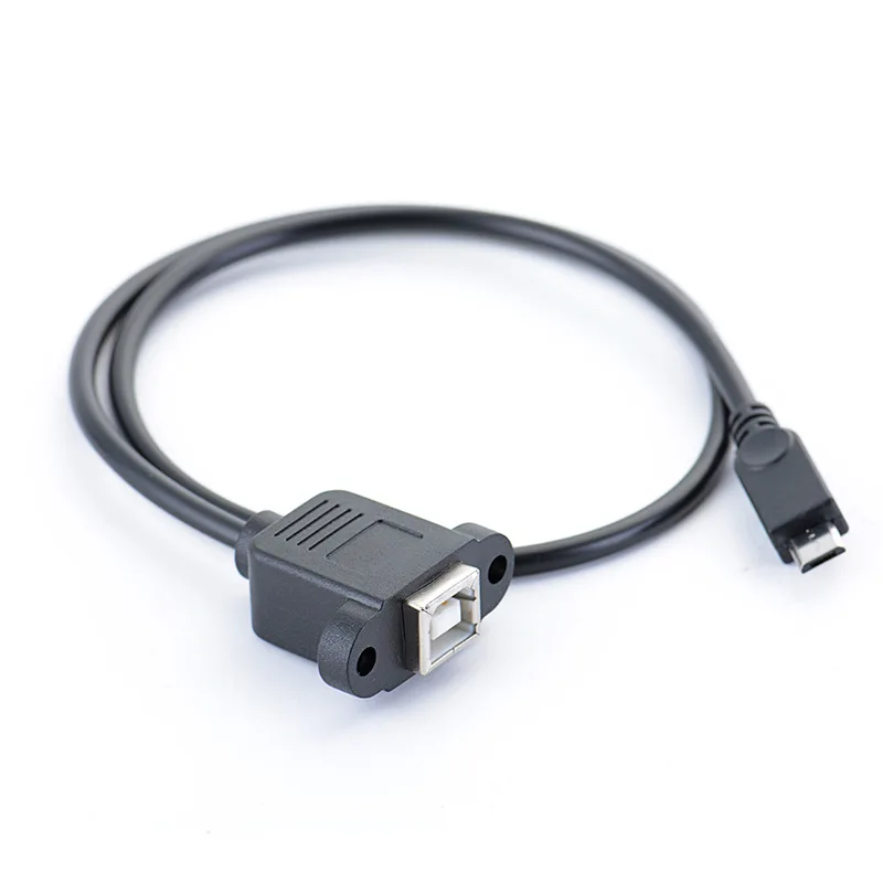 1x крепление на панель принтера USB 2 0 B гнездо для Micro 5-контактный разъем кабель