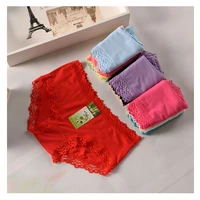 as04 4pcslot woman underwear comfortable lingerie low rise briefs women candy color panties female underwear