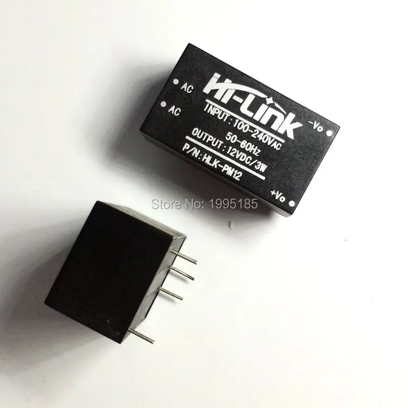 Фонарь с напряжением от 220 В до 12 фонарь повышением яркости умный HLK PM12 UL/CE|ac-dc