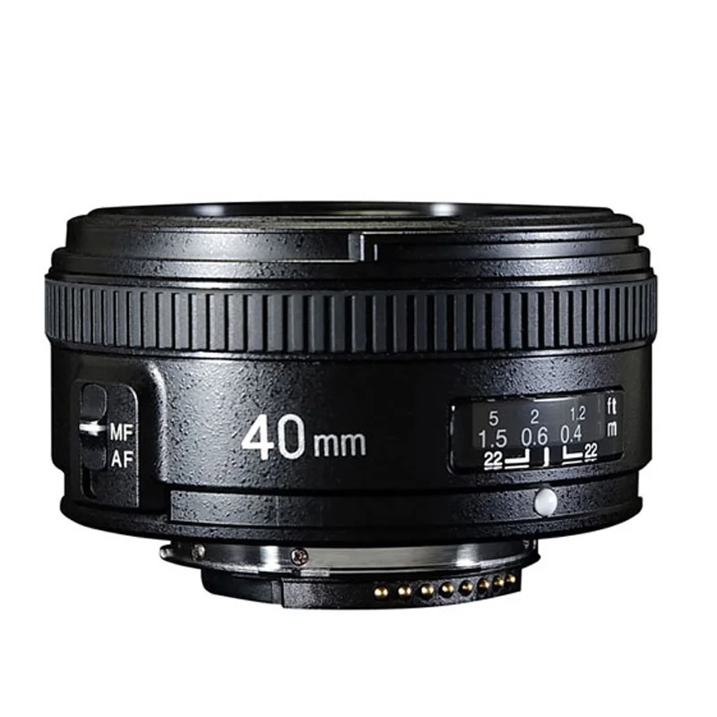 YONGNUO YN40mm F2.8N Большая диафрагма AF MF 40 мм F2.8 легкий стандартный объектив Prime Авто