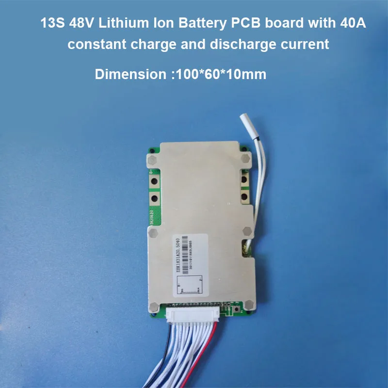 54 6 в литий ионная батарея PCB и BMS 48 В 18650 cell Pack с 40 кратным стандартным током для