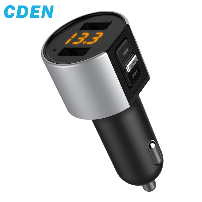 Bluetooth FM передатчик беспроводной MP3 плеер FM модулятор Автомобильный стерео радио адаптер автомобильный комплект громкой связи двойной USB Cahrging - Формат цифровых медиаданных: C26S