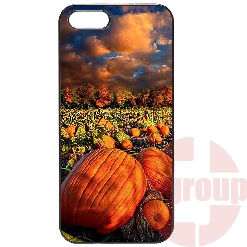 Тыквы на хэллоуин jack Для Apple iPhone 4 4S 5 5C SE 6 S 7 Плюс 4.7 5.5 iPod Touch Телефон кожи |