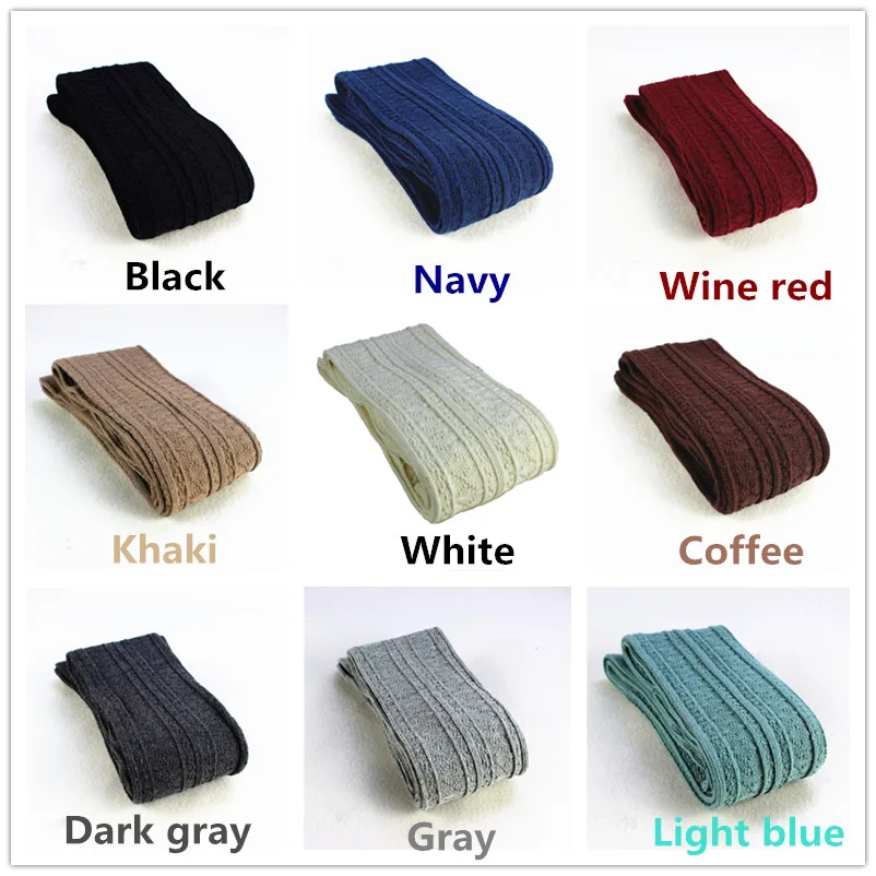 Гольфы женские хлопковые до бедра теплые длинные зима 2018