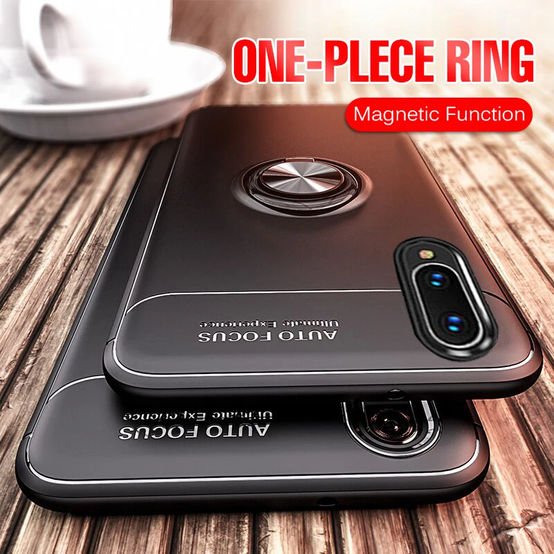 Роскошный чехол для телефона Magentic с автомобильным кольцом Samsung Galaxy A50 A10 A20 A30 A40 A70