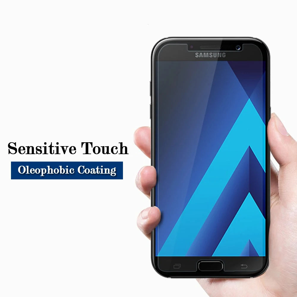 Защитное стекло для Samsung A5 2017 Galaxy защита экрана Оригинальная защитная пленка 2.5D 9H