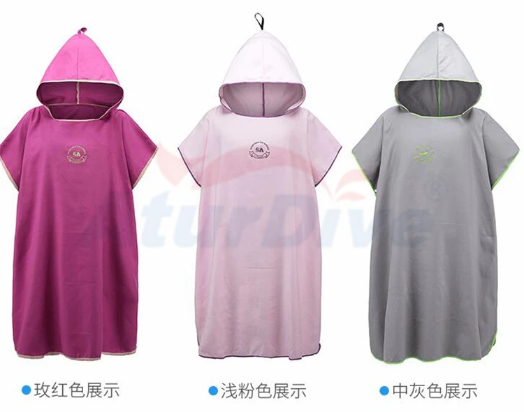 Adults, children, beach bathrobes, fast drying, windbreak, bathing suits, diving cloaks, fast drying cloaks, water absorbing