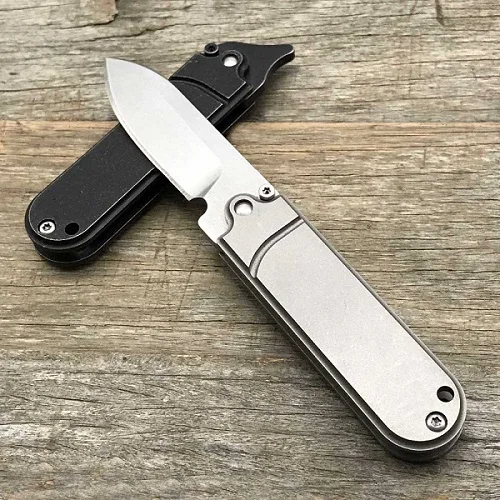 Silver Blade LDT Bean Мини титановый складной нож S35VN лезвие TC4 Ручка Ножи кемпинг спасательный Тактический Открытый нож выживания EDC инструменты - Цвет: Silver Blade