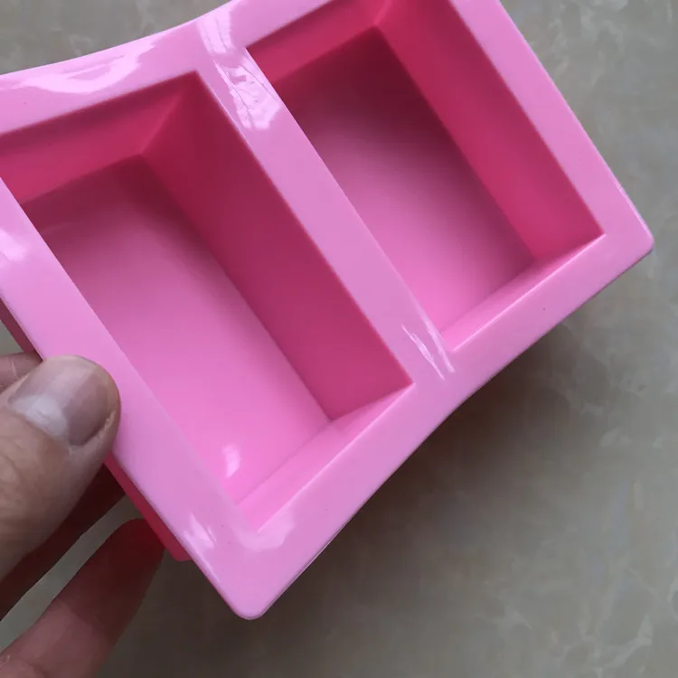 Нежная Милая художественная квадратная силиконовая форма для духовки ручной