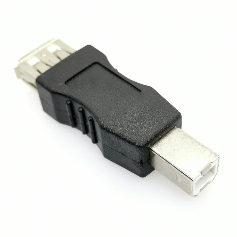 Переходник с USB 2 0 A на B папа портативный черный мини-адаптер AF BM для пк компьютера