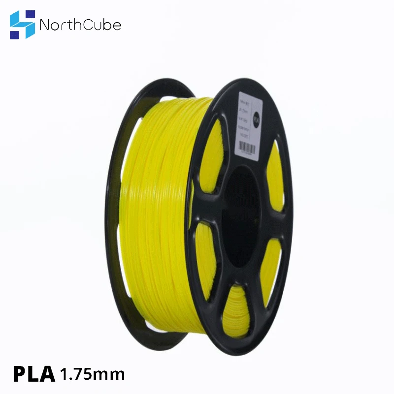 3D принтер PLA нить 1 75 мм для принтера s 1кг (2.2lbs) +/ 0 02 желтый цвет|Материалы 3D-печати| |