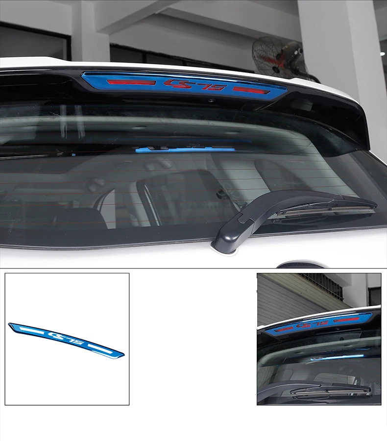 Аксессуары для стайлинга автомобилей Changan CS75, задний тормозной светильник, задний светильник, украшение из нержавеющей стали, защитные наклейки