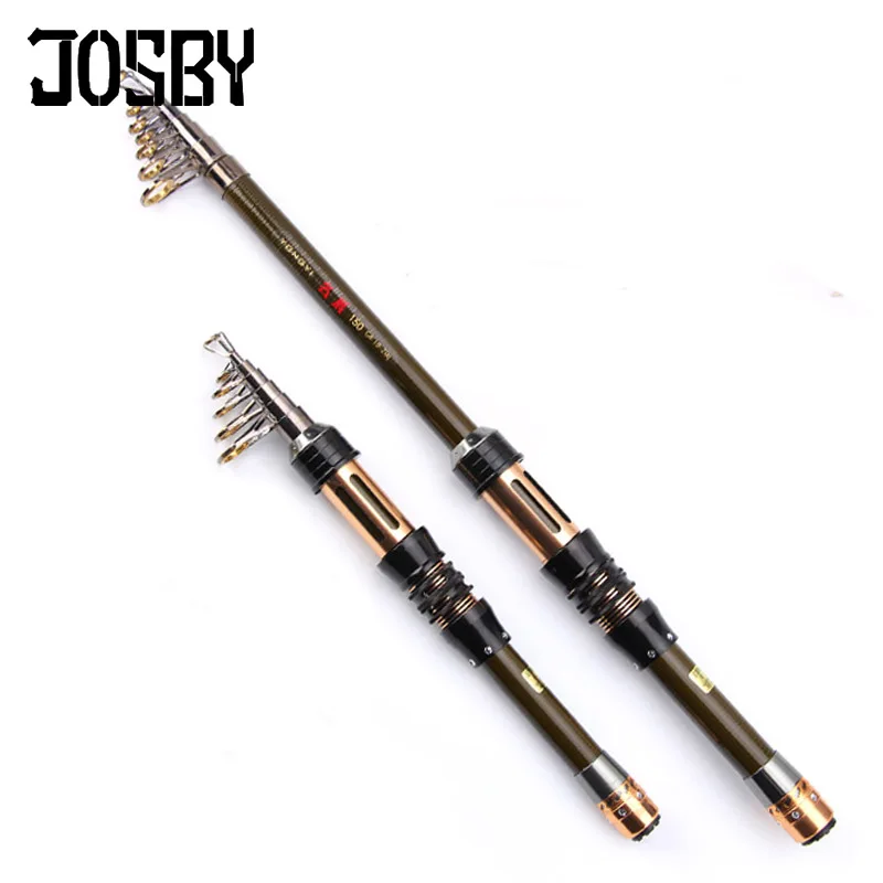 JOSBY 1 3 M 5 8 2 4 портативная телескопическая удочка из углепластика Ультралегкая