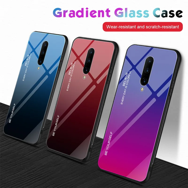 Чехлы из закаленного стекла для Oneplus 7/Oneplus 7 Pro чехол телефона защита экрана