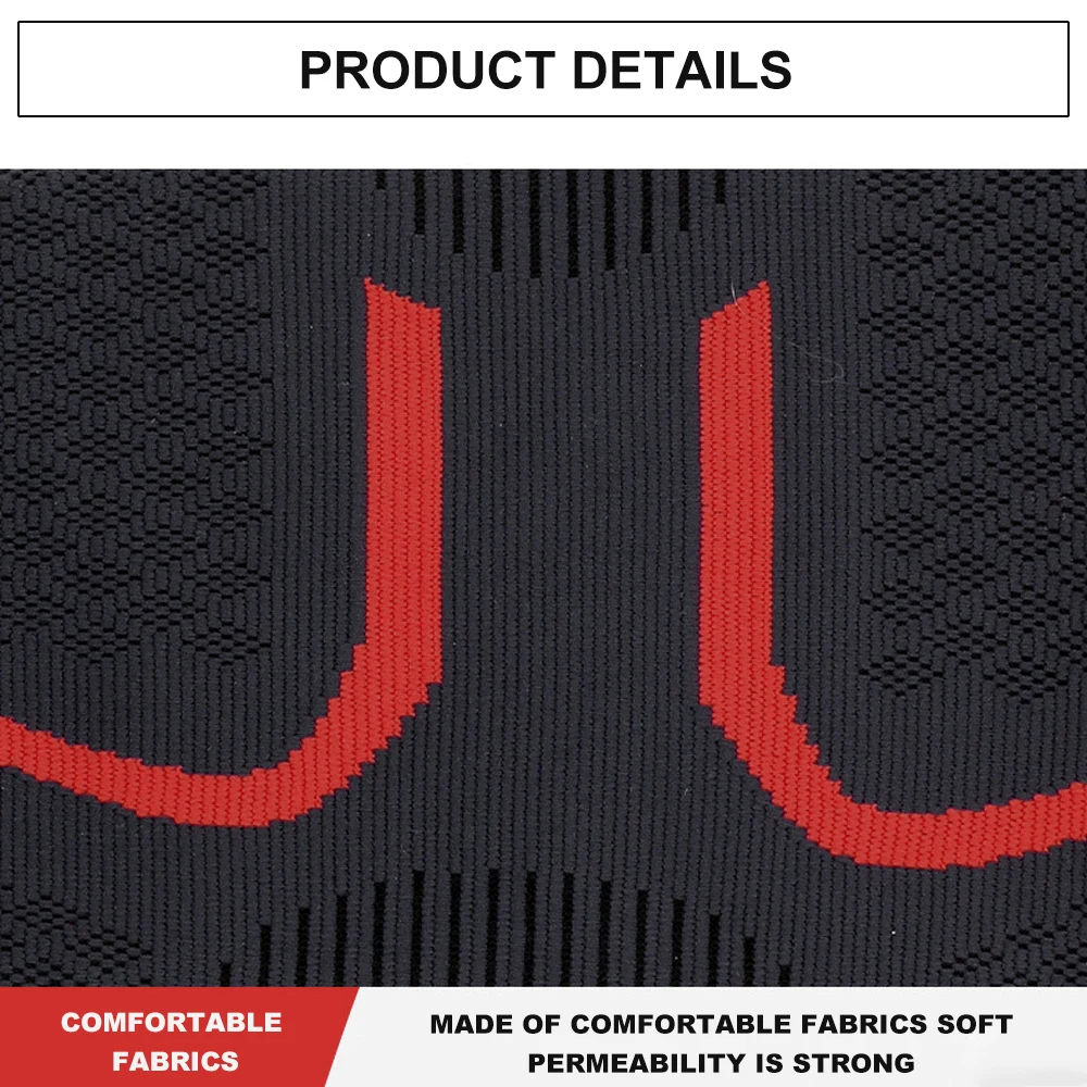 Наколенники мужские 1 пара эластичные компрессионные нейлоновые суппорты на