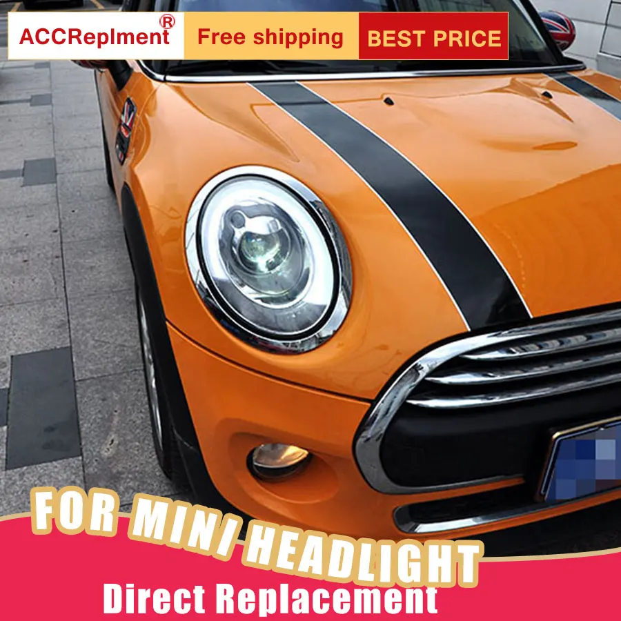 

2Pcs LED Headlights For BMW Mini F56 2014-2019 led car lights Angel eyes xenon HID KIT Fog lights LED Daytime Running Lights