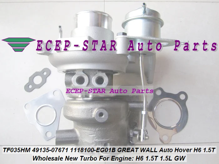 Турбо TF035HM 49135 07671 07672 1118100 EG01B 1118100EG01B для GREAT WALL 1 5 л GW Auto Hover H6 T 4G15T|turbocharger passat|turbocharger