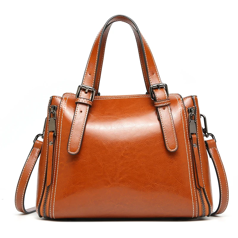 Сумки из натуральной кожи Европейская и американская мода докторская сумка