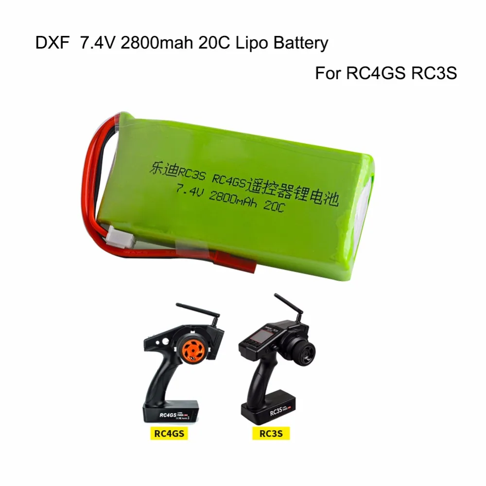 Литий полимерный аккумулятор DXF i Polymer 2S 7 4 В 2800 мА/ч 20C для передатчика Radiolink RC3S RC4GS