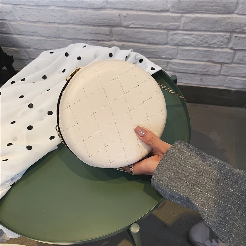2019 all-new European and American fashion integrated circular cross-body bag single-shoulder qq186 | Багаж и сумки