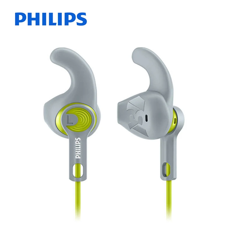 Philips SHQ1300 оригинальные наушники-вкладыши спортивные с 3 наушниками наборы фиксированный зажим Шумоподавление для музыки телефон официальный тест