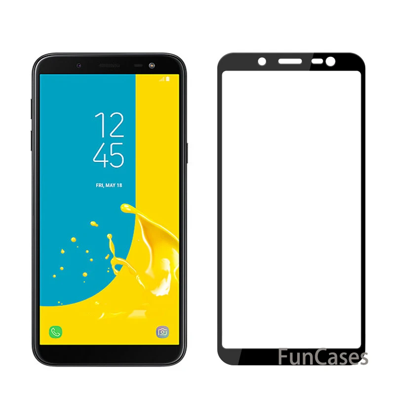 Оригинальный защитный Стекло для samsung Galaxy J6 плюс 2018 чехол 360 J 6 Plus J600F 0 закаленное