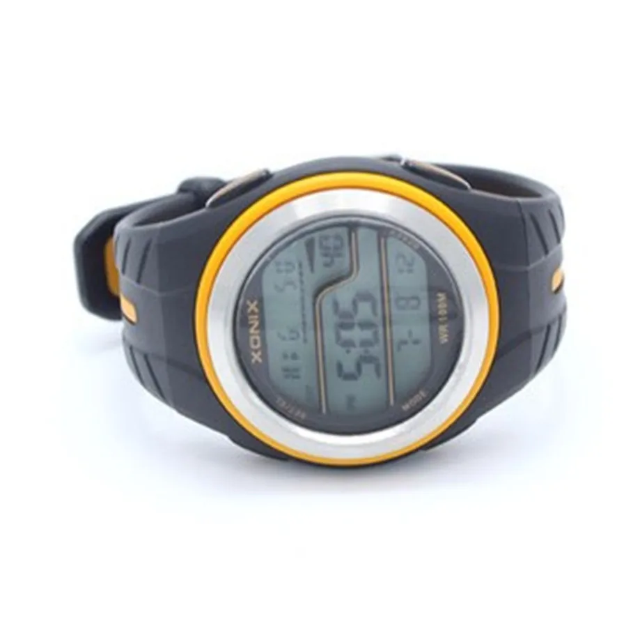 Часы наручные мужские цифровые водонепроницаемые со светодиодсветильник кой 100