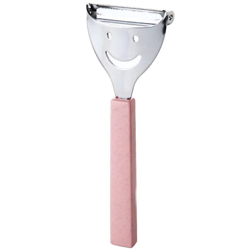 Multifunctional Fruit Paring Knife Stainless Steel Scraper Apple Peeling Planer Kitchen Gadget lw1228526 | Дом и сад