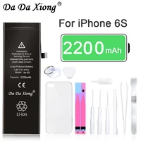 hot dadaxiong lithium battery for iphone 6s 6gs internal replacement bateria 2200mah retail package for apple