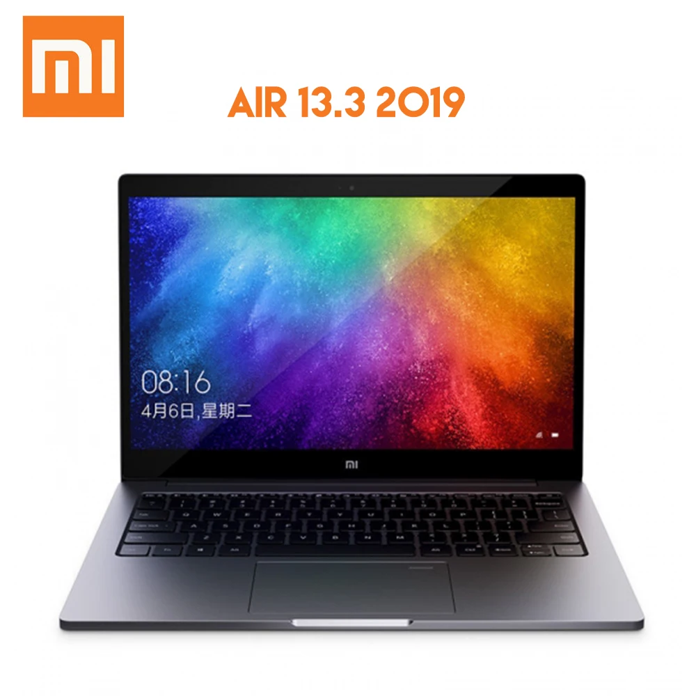 Оригинальный ноутбук Xiaomi Mi Air 13 3 2019 Windows 10 Intel Core i5 8250u 8 ГБ ОЗУ 256 SSD MX250 датчик