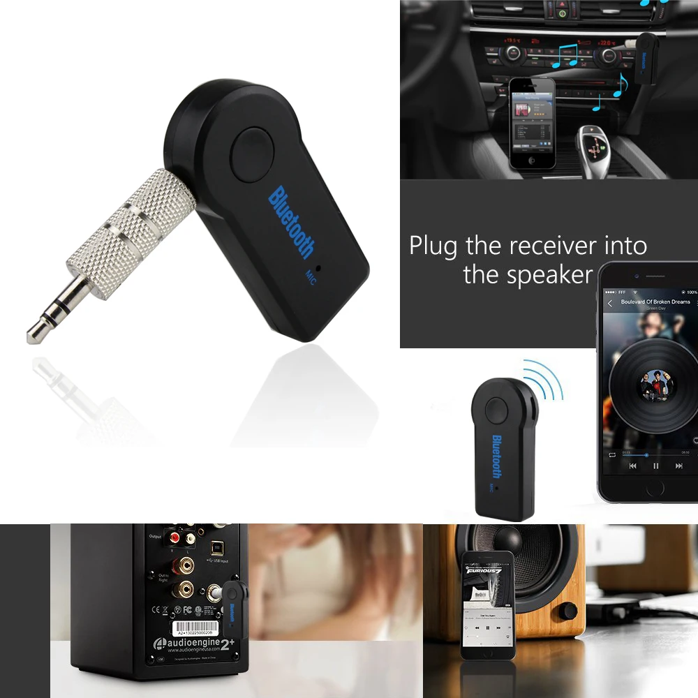 Беспроводной bluetooth ресивер Daono аудиоприемник 3 5 мм с разъемом Bluetooth автомобильный